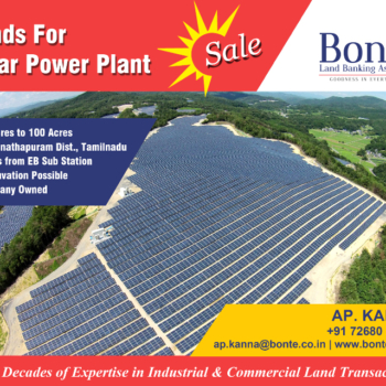 Lands for Solar Power Plant Sale